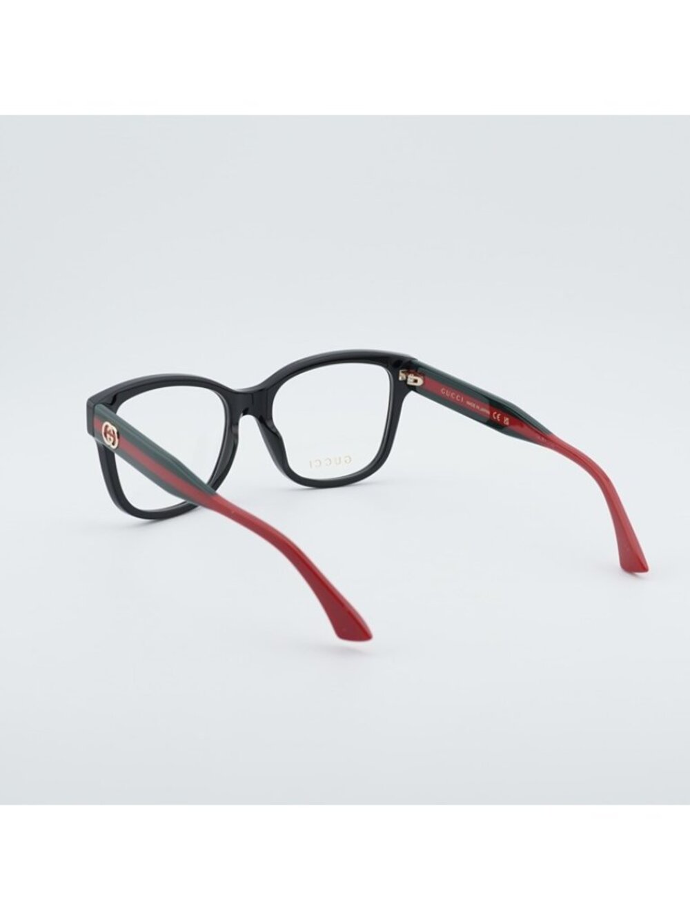 Gucci GG0038ONN 001 Eyeglasses Black 54mm Square Frame - Picture 11 of 12